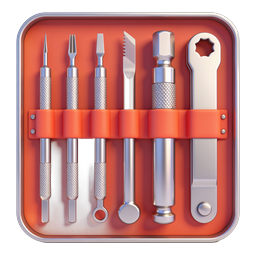 Icono de kit de herramientas de precisión - Juego de herramientas de hardware 3D