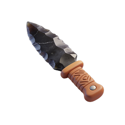 Prehistoric Ceremonial Knife Icon - Unique Design Element