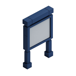 Biểu tượng bảng thuyết trình Isometric - Giá trưng bày 3D
