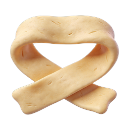Icono de Pretzel Realista - Snack Horneado Dorado