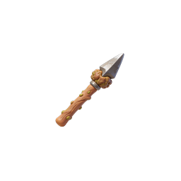 Primitive Spear 3D Icon - Fantasy RPG Weapon
