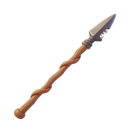 Icona 3D Clava da Guerra Primitiva - Arma Tribale