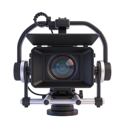 Professionelles Videokamera-Icon - Kinosausrüstung