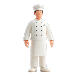Friendly Chef Icon for Culinary Projects