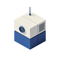 Isometric Projector Icon | 3D Multimedia Equipment
