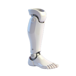Modern Prosthetic Leg 3D Icon | Medical & Healthcare