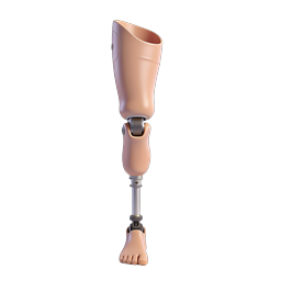 Prosthetic Leg 3D Icon for Medical & Healthcare