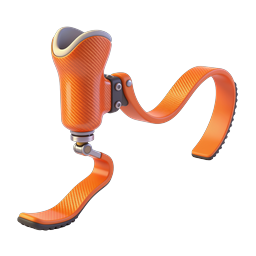 Biểu tượng 3D chân giả - Lưỡi chạy sợi carbon