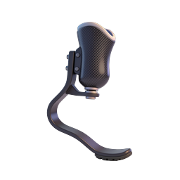 Carbon Fiber Prosthetic Leg Running Blade Icon