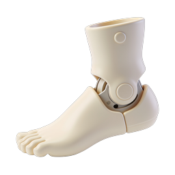 Icône de jambe prothétique - Design médical et santé