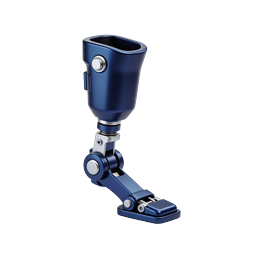 Prosthetic Leg Medical Icon - 3D Realistic Design