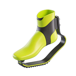 Prosthetic Running Leg Carbon Fiber 3D Icon