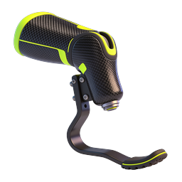 Carbon Fiber Prosthetic Running Leg 3D Icon