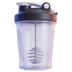 Stylish Protein Shaker Icon for Fitness Applications