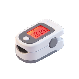 Pulse Oximeter Medical Device Icon | Realistic 3D