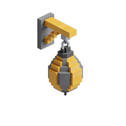 Stylish Punching Bag Icon for Fitness Enthusiasts