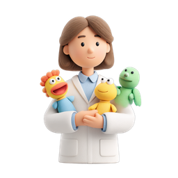 Puppet Therapy Icon for Creative Play and Support