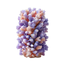Purple Coral Reef 3D Marine Life Icon