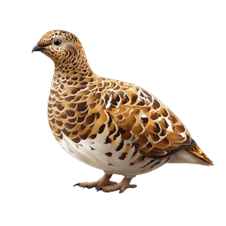 Icona quaglia realistica - illustrazione dettagliata di fauna selvatica