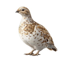 Realistic Quail Bird Wildlife Icon | Nature Animal