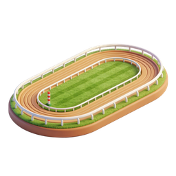 Icono de pista de carreras para deportes y eventos