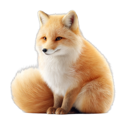 Realistic Fox Icon - Stunning Wildlife Illustration