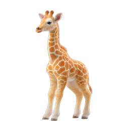 Realistic Giraffe Icon - 3D Wildlife Illustration