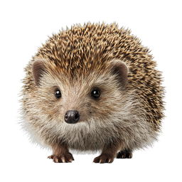 Realistic Hedgehog Icon - Adorable Wildlife Animal