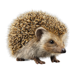 Realistic Hedgehog Icon - Detailed Wildlife Illustration
