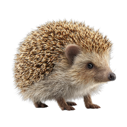 Realistic Hedgehog Icon - Detailed Wildlife Illustration