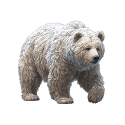 Realistic Polar Bear Icon - Arctic Wildlife Illustration