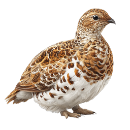Realistic Quail Bird Icon | Detailed Wildlife Illustration