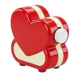 Red Alarm Clock Icon - 3D Rendered Time Management