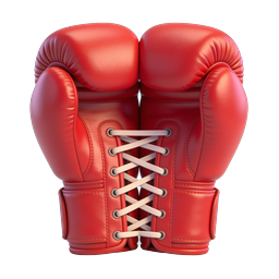 Red Boxing Gloves Icon - Premium Sports Equipment