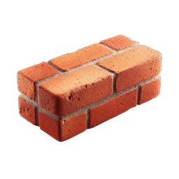 Red Brick Stack Icon - Construction & Building Material