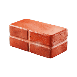 Red Clay Brick Icon - Construction & Masonry