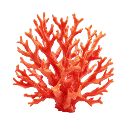 Red Coral Realistic Icon | Marine Nature Design