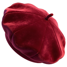 Red Velvet Pumpkin Icon - 3D Realistic Autumn Design