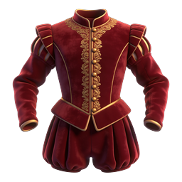Renaissance Prince Costume Icon | Royal Velvet Doublet