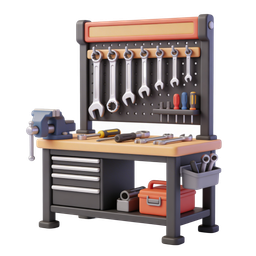 Dynamic Workshop Tools Icon for DIY Projects