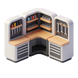 Stylish Workbench Icon for DIY and Craft Projects