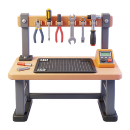 Workbench Tools Icon for DIY and Repair Projects