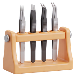High-Quality Tweezers Tool Icon for Crafts and Beauty