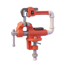 Clamp Icon - Durable Tool Graphic for DIY Projects