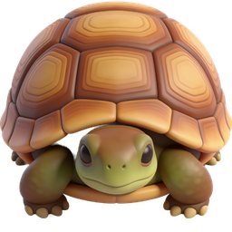 Cute Turtle Icon for Nature and Wildlife Projects