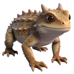 Spiky Lizard Icon for Nature Themes