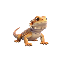 Adorable Bearded Dragon Icon for Reptile Lovers