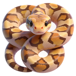 Colorful Snake Icon for Nature Themes