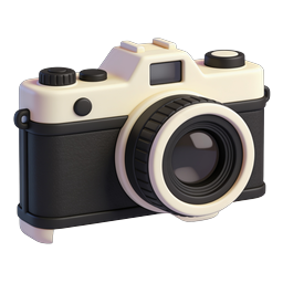 Vintage SLR Camera Icon | 3D Retro Photography