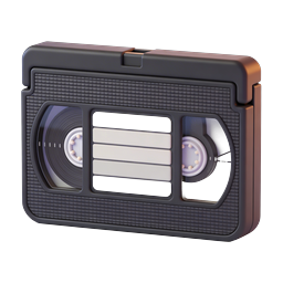 Retro Cassette Tape 3D Icon | Vintage Audio Player